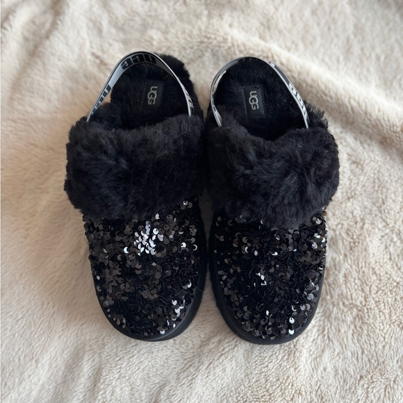 UGG Black Sequin Platform Shoes - Picture 3 of 5